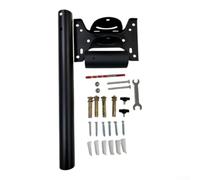 NbgrvB Alliage métallique pour support de toit Starlink 66 cm en alliage | Convient pour Starlink Gen 3/V5, 48,3 cm de long, finition noire, base murale sécurisée, alignement clair du signal