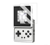 NbgrvB Anbernic RG Rotate Lot de 2 films protecteurs d'écran en verre trempé avec revêtement oléophobe pour appareil de jeu portable rétro 6,9 x 6,9 cm