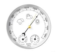 NbgrvB Appareil de surveillance météorologique 3 en 1, baromètre, thermomètre, hygromètre avec grand affichage de la température, de l'humidité, de la pression atmosphérique, pour intérieur et