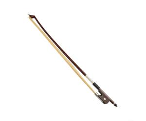 NbgrvB Archet Débutant 1/8 Gainée Anti-Dérapant Archet Débutant 1/8 | Crin naturel sélectionné, montage soie argentée, résistance déformation, gainée plastique