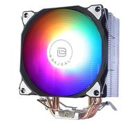 NbgrvB ARCTIC A400 Refroidisseur d'air pour processeur avec 2 caloducs - Ventilateur RVB silencieux - Pour Intel LGA775/1150/1151/1155/1156/1156/1200 et pour prises AMD - Noir A400