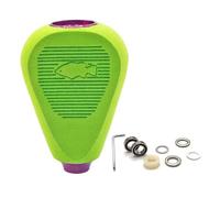 NbgrvB Boutons de moulinet de pêche en EVA modifiés pour Daiwa DRT CQ200 Tatula 300 pour Shimano Antares Exsence Stradic Vert Poignée Grip Pièces avec roulements Vert/violet