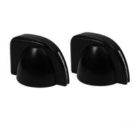 NbgrvB Boutons Guitare Chicken Head Lot de 4 pour Potentiomètre Split Shaft 24 Dents pour fender pour gibson pour telecaster pour accessoire Électrique(Black)