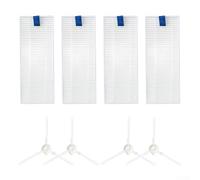 NbgrvB Brosse latérale, filtre et serpillère de rechange pour aspirateur robot Tefal X-plorer série 20/40/50 pour modèles RG6825, RG6875, RG7267, RR7387