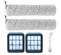 NbgrvB Brosse rouleau de rechange et kit de filtres pour aspirateur Bissell CrossWave OmniForce 3882 Wet Dry Aspirateur 2 brosses + 2 filtres + outil de nettoyage, lavable et réutilisable