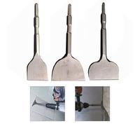 NbgrvB Burin de maçonnerie à tige hexagonale pour marteau perforateur électrique SDS-Plus, 17 x 280 mm avec options de longueur 75/100/120 mm, rainure en acier pour retrait de carrelage et sol en