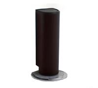NbgrvB Butée de porte magnétique invisible pour sols d'intérieur, support de butée de porte mince, loquet de sécurité silencieux pour et personnes âgées (noir)