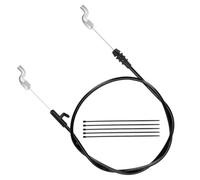 NbgrvB Câble de commande 946-04661A de 51 pouces compatible avec les tondeuses autopropulsées et 53,3 cm, renforcé pour accélérateur en acier inoxydable pour pièce de rechange