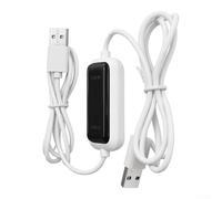NbgrvB Câble USB A vers A pour Windows Blanc 1,5 m | Taux de transfert de 1 Gbit/s, connexion directe au PC, pas de routeur nécessaire, partage de fichiers
