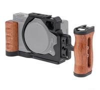 NbgrvB Cage pour caméra pour aluminium pour Nikon ZR avec Plaque pour arca - Compatible pour stabilisateur pour dji et Trépied, pour prise Verticale Rapide, 14.7cm (Cage w/Side Grip)