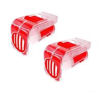 NbgrvB Cage pour capture Reine Abeille 2 Blessure Cage pour capture(Red) | Lot de 2 unités, plastique , pour capture stress, marquage pour précis, idéal ruche active