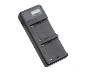 NbgrvB Chargeur double USB pour batterie Sony NP-FZ100 Charge rapide | S'adapte parfaitement au Sony NP-FZ100, compatible avec la série Z, conception de fente sécurisée, connexion fiable