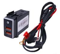 NbgrvB Chargeur pour voiture Dual USB C pour qc3.0 Rapide Compact Chargeur(A)