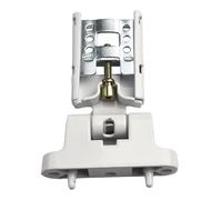 NbgrvB Charnière de porte en alliage de zinc pour porte en PVC, charnière à battant haute sécurité, utilisation main gauche et droite, vis incluses