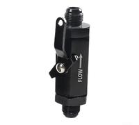 NbgrvB Clapet Anti-Retour Carburant AN6 pour aluminium - Vanne Contrôle Unidirectionnel Haute Pression pour Injection Racing(AN8)