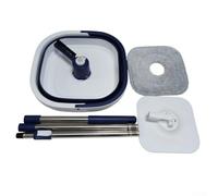 NbgrvB Clea Ensemble de serpillères pliantes avec seau pour sol et cuisine Structure en plastique Nettoyage de la saleté et gain de place pour salle de bain