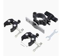 NbgrvB Clip de montage extérieur pour antenne de camping-car, 304 pour acier inoxydable et aluminium, convient aux poteaux de 0 à 5,1 cm, pour Mini