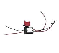 NbgrvB Commutateur de réglage de vitesse 10,8 V 12 V - Perceuse au lithium rechargeable - Régulation avant et arrière - Plastique pour rouge et noir - 63 x 39 x 28 mm