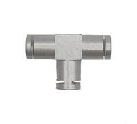 NbgrvB Connecteur de machine à café à deux voies en aluminium et cuivre pour pièce de rechange Argenté (aluminium T)