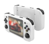 NbgrvB Console de jeu rétro portable avec écran IPS de 4,2 pouces, 64 Go, jeux classiques préchargés, mini gamer en ABS pour enfants et adultes, noir et blanc, 128 g