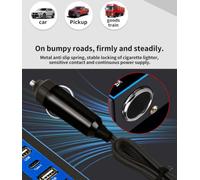 NbgrvB Convertisseur 12V 220V 200W Inverseur pour voiture USB Convertisseur | Conversion 12V/24V pour vers 220V, pour puissance max 200W, idéal pour petits appareils électroménagers