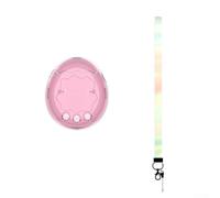 NbgrvB Coque de Protection pour Tamagotchi Paradise en PC Rigide avec Dragonne - Étui Antichoc Transparent pour violet pour Jouet Virtuel Animaux de Compagnie(Pink)