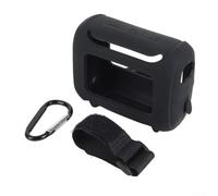 NbgrvB Coque souple en silicone pour JBL Go 5 Full Access(Noir) | Matériau absorbant les chocs, découpes précises, accès complet aux boutons, résistant à la poussière, finition noire élégante