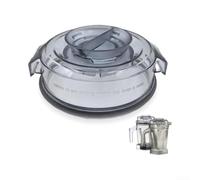 NbgrvB Couvercle de mélangeur de rechange compatible avec Vitamix Ascent A2300 A2500 A3300 A3500 - Pichet sécurisé pour le haut pour récipient à profil haut - Matériau ABS durable