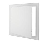 NbgrvB Couvercle de port d'inspection en ABS blanc pour plafond ou mur, décoratif pour panneau d'accès pour porte 150 x 150 mm Taille d'ouverture