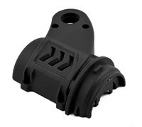 NbgrvB Couvre-tête de tondeuse à gazon en plastique avec taille réglable multi-angles pour débroussailleuse Rouge/noir (1 pièce)