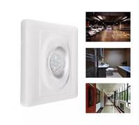 NbgrvB Détecteur de mouvement infrarouge PIR pour applique murale automatique ON/OFF 200 W Charge maximale Pas de fil neutre nécessaire Blanc