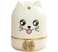 NbgrvB Distributeur automatique de cure-dents, mignon pour motif de lapin, support à bouton pression, pour maison, cuisine, salle à manger, pour boîte en plastique compacte, 7 x 7 x 11 cm (jeune chat)