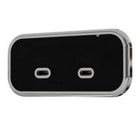 NbgrvB Double USB pour chargeur de voiture 60 W PD à charge rapide, adaptateur d'alimentation étanche 12 V-24 V pour moto, bus pour camping-car, bateau, corps en fibre de nylon avec surcharge pour