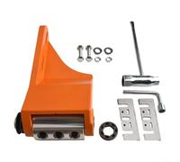 NbgrvB Écorceuse à chaîne en acier, petit moteur pour tronçonneuse 66 cc, outil d'épluchage de bûches à pas 325 et 3/8 en aluminium, pour encadrement et bois de chauffage, rouge