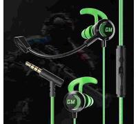 NbgrvB Écouteurs de jeu filaires 7.1 avec son surround double microphone pour PC pour PS5 Switch - Casque de réduction du bruit HiFi pour jeux FPS - Câble de type C de 3,5 mm de 1,2 m (C)