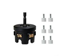 NbgrvB Embout de perceuse à écrou pour tiges filetées de 1/4", 3/8" et 1/2", outil de clé à douille avec tige hexagonale pour perceuses augmenter la productivité