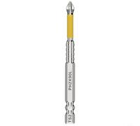 NbgrvB Embout de tournevis cruciforme PH2 antidérapant pour perceuse électrique ou outil à main en acier trempé résistant à l'usure Design haute adhérence 25-150 mm Gamme de tailles pour perceuse à