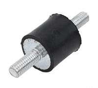 NbgrvB Ensemble 4x Support Antivibratoire Métal Caoutchouc - Silent Block M5 pour m6 M8 pour Pompe à Eau et Soudeuse - Réducteur de pour bruit pour industriel(M5)