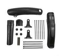 NbgrvB Ensemble de garde-boue de vélo avec design allongé et élargi pour VTT de 26 à 27,5 à 29 pouces, protections avant et arrière à dégagement rapide, angle réglable (arrière + avant)