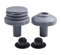 NbgrvB Ensemble de panier filtrant de rechange pour Intex 25022E 11070 avec écran en forme de grille, buse d'entrée en plastique gris pour piscines hors sol et creusées