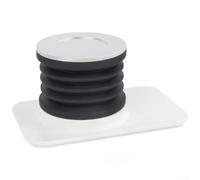 NbgrvB Entonnoir doseur à café en aluminium pour Fellow ODE Gen2 Blanc 53 | Doublure en silicone de qualité alimentaire, joint étanche, empêche l'électricité statique, 14,9 x 9,3 x 7,3 cm