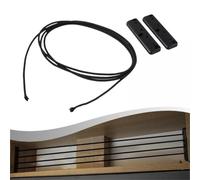 NbgrvB Filet de chargement en maille élastique pour camping-car, voiture, porte-bagages, clôture, noir, 220 cm