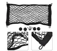 NbgrvB Filet de rangement élastique extra large noir 25 x 50 cm pour voiture, van pour camping-car, caravane