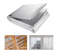 NbgrvB Film d'isolation thermique réfléchissant en aluminium - 30 cm x 10 m - 3 mm d'épaisseur - Pour toit, sol, mur - Écologique - Pour systèmes de chauffage