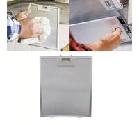 NbgrvB Filtre de hotte en maille métallique argentée 296 x 276 x 9 mm 5 couches pour une filtration efficace et maintient la circulation de l'air