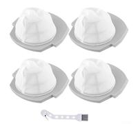 NbgrvB Filtre de rechange pour aspirateur filaire Bissell 2610 2611 Turbo léger, lavable, comprend 4 filtres et une brosse de nettoyage