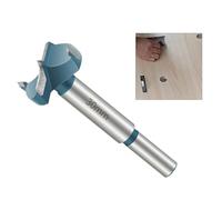 NbgrvB Foret à charnière en carbure de tungstène de 35 mm pour le travail du bois, réglable pour alésage plat avec dos solide amovible et limiteur de profondeur, tige de 8 mm