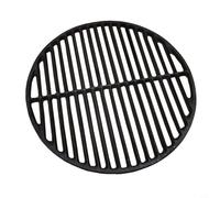 NbgrvB Grille de cuisson ronde en fonte pour barbecue au charbon de bois, grande apparence pour steak, saucisse, poisson, volaille, barbecue de 25 à 45,7 cm (maille de 35 cm)