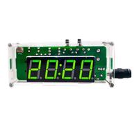 NbgrvB Horloge LED à 4 chiffres DIY Kit de soudure Pratique Électronique Projet éducatif Plastique Métal Assemblage Vert
