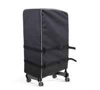 NbgrvB Housse de chariot TV d'extérieur robuste, imperméable, anti-poussière pour support mobile roulant, coupe-vent, avec cordon de serrage pour jardin, terrasse, cour (XXL : 177,8 x 38,1 x 144,8 cm)